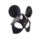 Черная кожаная маска  Мышка - Sitabella - купить с доставкой в Твери