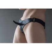 Черные трусики Better с анальной насадкой - 8 см. - Lola Games - купить с доставкой в Твери