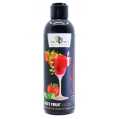 Интимный гель-смазка JUICY FRUIT с ароматом клубники - 200 мл. - БиоМед - купить с доставкой в Твери