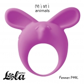 Фиолетовое эрекционное кольцо Fennec Phil - Lola Games - в Твери купить с доставкой