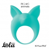 Зеленое эрекционное кольцо Kitten Kyle - Lola Games - в Твери купить с доставкой