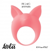 Оранжевое эрекционное кольцо Kitten Kyle - Lola Games - в Твери купить с доставкой