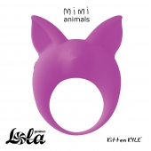 Фиолетовое эрекционное кольцо Kitten Kyle - Lola Games - в Твери купить с доставкой