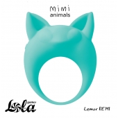 Зеленое эрекционное кольцо Lemur Remi - Lola Games - в Твери купить с доставкой