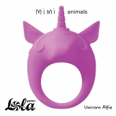 Фиолетовое эрекционное кольцо Unicorn Alfie - Lola Games - в Твери купить с доставкой