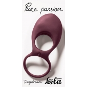 Бордовое эрекционное виброкольцо Daydream - Lola Games - в Твери купить с доставкой