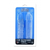 Комплект из 2 прозрачных насадок на пенис PENIS EXTENDER PACK - Dream Toys - в Твери купить с доставкой