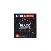 Черные презервативы LUXE Royal Black Collection - 3 шт. - Luxe - купить с доставкой в Твери