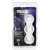 Прозрачный фигурный мастурбатор Master Stroker - Blush Novelties - в Твери купить с доставкой