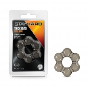 Дымчатое эрекционное кольцо Stay Hard Thick Bead Cock Ring - Blush Novelties - в Твери купить с доставкой
