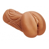 Кофейный мастурбатор-вагина Dumpling - Lola Games - в Твери купить с доставкой