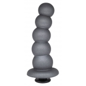 Черная насадка-елочка PLATINUM 6  - 17 см. - LOVETOY (А-Полимер) - купить с доставкой в Твери