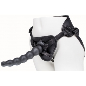 Пояс харнесс BEST UNI strap с 2 насадками - 18 и 22 см. - LOVETOY (А-Полимер) - купить с доставкой в Твери