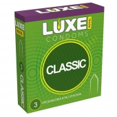 Гладкие презервативы LUXE Royal Classic - 3 шт. - Luxe - купить с доставкой в Твери