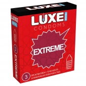 Текстурированные презервативы LUXE Royal Extreme - 3 шт. - Luxe - купить с доставкой в Твери