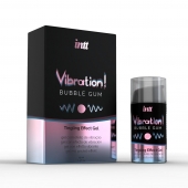 Жидкий интимный гель с эффектом вибрации Vibration! Bubble Gum - 15 мл. - INTT - купить с доставкой в Твери