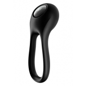 Черное эрекционное виброкольцо Majestic Duo - Satisfyer - в Твери купить с доставкой