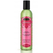 Массажное масло Naturals Strawberry Dreams с ароматом клубники - 236 мл. - Kama Sutra - купить с доставкой в Твери