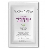 Гель-лубрикант на водно-силиконовой основе Simply Hybrid Jelle - 3 мл. - Wicked - купить с доставкой в Твери