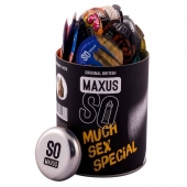 Текстурированные презервативы в кейсе MAXUS So Much Sex - 100 шт. - Maxus - купить с доставкой в Твери