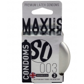 Экстремально тонкие презервативы в железном кейсе MAXUS Extreme Thin - 3 шт. - Maxus - купить с доставкой в Твери