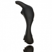 Черное эрекционное кольцо с двумя моторами Zeus Dual Vibe Cock Ring - FeelzToys - в Твери купить с доставкой