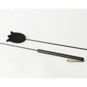 Черный стек  Тюльпан  - 60 см. - Sitabella - купить с доставкой в Твери