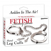 Металлические наручники Metal Leg Cuffs - Pipedream - купить с доставкой в Твери