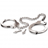 Металлические наручники Metal Leg Cuffs - Pipedream - купить с доставкой в Твери