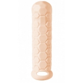 Телесный фаллоудлинитель Homme Long - 15,5 см. - Lola Games - в Твери купить с доставкой