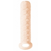 Телесный фаллоудлинитель Homme Long - 13,5 см. - Lola Games - в Твери купить с доставкой