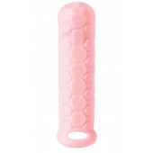 Розовый фаллоудлинитель Homme Long - 15,5 см. - Lola Games - в Твери купить с доставкой