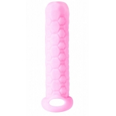 Розовый фаллоудлинитель Homme Long - 13,5 см. - Lola Games - в Твери купить с доставкой