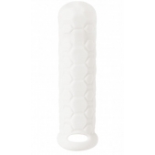 Белый фаллоудлинитель Homme Long - 15,5 см. - Lola Games - в Твери купить с доставкой