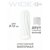 Белый фаллоудлинитель Homme Wide - 11 см. - Lola Games - в Твери купить с доставкой