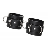 Черные наручники Anonymo на сцепке - ToyFa - купить с доставкой в Твери
