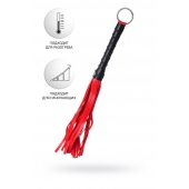 Красно-черный флоггер Anonymo - 28 см. - ToyFa - купить с доставкой в Твери