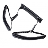 Черные кожаные стропы для фиксации Anonymo - ToyFa - купить с доставкой в Твери