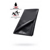 Черная простыня для секса из ПВХ - 220 х 200 см. - ToyFa - купить с доставкой в Твери