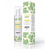 Разогревающее массажное масло Gourmet Spearmint Organic с органическими ингредиентами - 50 мл. - Exsens - купить с доставкой в Твери
