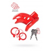 Красный мужской пояс верности из пластика - ToyFa - купить с доставкой в Твери