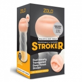Мастурбатор-ротик ZOLO DEEP THROAT - Zolo - в Твери купить с доставкой