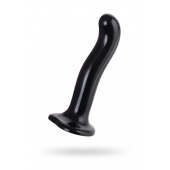 Черный стимулятор для пар P G-Spot Dildo Size L - 19 см. - Strap-on-me - в Твери купить с доставкой