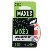 Презервативы в пластиковом кейсе MAXUS AIR Mixed - 3 шт. - Maxus - купить с доставкой в Твери