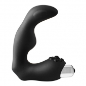 Черный вибромассажер простаты FantASStic Vibrating Prostate Massager - 11,3 см. - Dream Toys - в Твери купить с доставкой