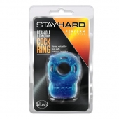 Голубое эрекционное виброкольцо Reusable 5 Function Cock Ring - Blush Novelties - в Твери купить с доставкой