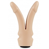 Телесная сплит-насадка харнесс - 16,5 см. - LOVETOY (А-Полимер) - купить с доставкой в Твери