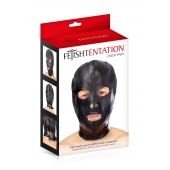 Маска-шлем с прорезями для глаз и рта - Fetish Tentation - купить с доставкой в Твери