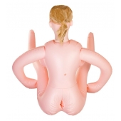 Надувная секс-кукла с реалистичной головой и поднятыми ножками - ToyFa - в Твери купить с доставкой