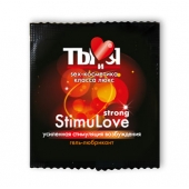 Разогревающий гель-лубрикант Stimulove Strong в одноразовой упаковке - 4 гр. - Биоритм - купить с доставкой в Твери